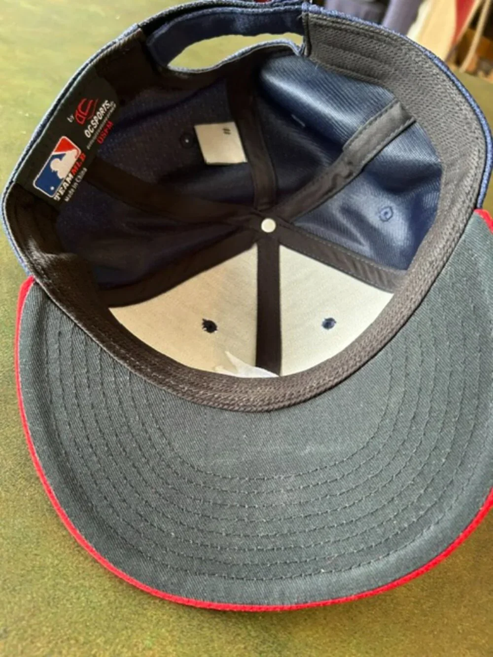 Atlanta Braves Baseball Cap - Adult Size with Velcro Adjustable Strap
